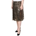 thumbnail image 2 of Plus Size Knee Length Sequined Skirt, 2 of 3