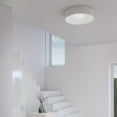 thumbnail image 3 of Sonneman 3734.03 Ilios 10" Wide Led Flush Mount Drum Ceiling Fixture - White, 3 of 4