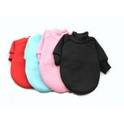 PLAIN Dark Blue Sweatshirt FOR SMALL DOGS Small Dog Sweater(Dark Blue, Medium)