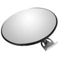 thumbnail image 4 of SEWCHICS Black Outdoor Corner Mirror Wide Angle Convex Safety Mirror Lens for Traffic Driveway and Garage Security, 4 of 8