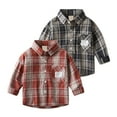 thumbnail image 4 of FUZHIQ Boys Fall Jacket Size 10 Stylish Boys Long Sleeve Plaid Print Shirt Comfortable Casual Button Down Top for School And Daily Wear, 4 of 4