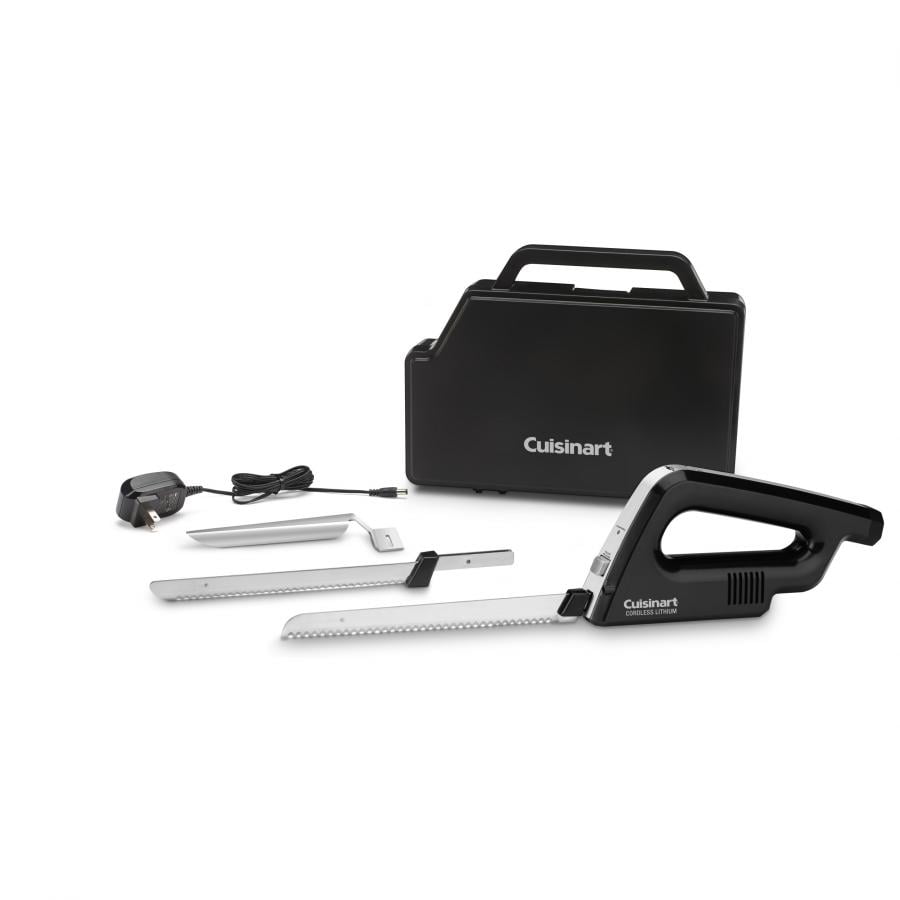Cuisinart Cordless Lithium Electric Knife, Black Stainless