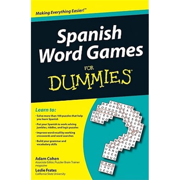 Pre-Owned Spanish Word Games for Dummies (Paperback) 0470502002 9780470502006