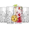 Highball Glass Drinking Glasses Set of 4 Hiball Tumblers Glass