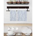 thumbnail image 3 of Light Blue Botanical Kitchen Dish Towels for Drying Dishes Set of 2, Pastoral Elegant Spring Floral Waffle Weave Microfiber Hand Tea Bathroom Towels Quick Dry & Absorbent Towel 15.7x23.6, 3 of 7