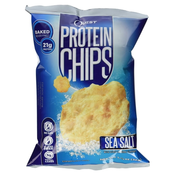 Quest Sea Salt Flavor Protein Chips 1 oz Bags Pack of 1