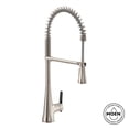 thumbnail image 2 of Moen S5235NL Sinema One Handle Semi Pro Kitchen Faucet - Polished Nickel, 2 of 7