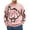 Pink, variant on Men's Halloween Skeleton Sweater Goth Grunge Skull Long Sleeve Pullover Jumper Graphic Alternative Sweaters(Red/L)