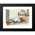 thumbnail image 2 of Gustavo Simoni 24x18 Black Modern Framed Museum Art Print Titled - The Favourite (1874), 2 of 5