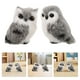 thumbnail image 5 of 2 búhos de peluche: búho gris de peluche suave, ideal como decoración para bodas, fiestas de cumpleaños y otras ocasiones., 5 of 7