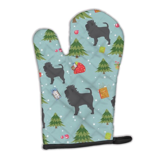 Christmas Affenpinscher Oven Mitt