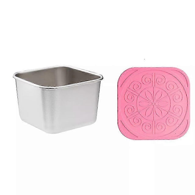 Recipiente para aderezo de ensalada para llevar, nuevo recipiente pequeño de acero inoxidable para aderezo, 180 ml, color rosa