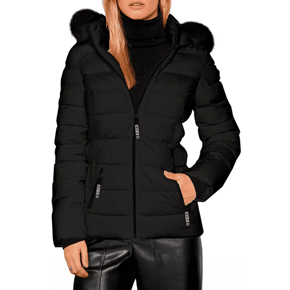 Chamarra Para Mujer Shendy Vendy Con Gorro Removible Peluche Suave.