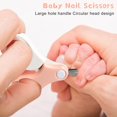 thumbnail image 7 of Baby Nail Kit, Baby Manicure Kit and Pedicure kit with Baby Nail Clipper, Scissor, Baby Nail File & Tweezer for Newborn, Infant & Toddler, Perfect for Mothers Day Gifts(Pink&White), 7 of 7