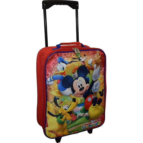 Mickey Mouse 16.25" Kids Rolling Pilot Backpack Luggage, Multicolor