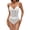 White, variant on Qiopertar Women's Summer Camisole Lace Sleeveless Fishbone Strapless Jumpsuit Casual Boho Beach Vacation Party V-Neck Short Sleeve Color Block Jumpsuit, White S