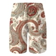 thumbnail image 7 of XZNPDUCQ Men's Casual Shorts Loose Fit Shorts for Men Drawstring Shorts with Multi Pockets Summer Beach Athletic Shorts Casual Shorts L,Khaki, 7 of 7