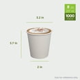 thumbnail image 3 of Karat Earth 8oz Eco-Friendly Paper Hot Cups - White (80mm) - 1,000 ct, 3 of 11