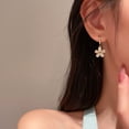 thumbnail image 3 of Opal Flower Earrings - Exquisite Temperament Jewelry for Everyday, 3 of 5
