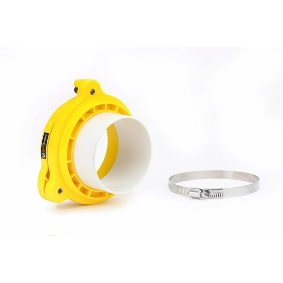 Magswitch QuickLox Tool, 4 Inch Hose Combo Kit, Woodworking Dust Collection Hose Easy Switch Tool