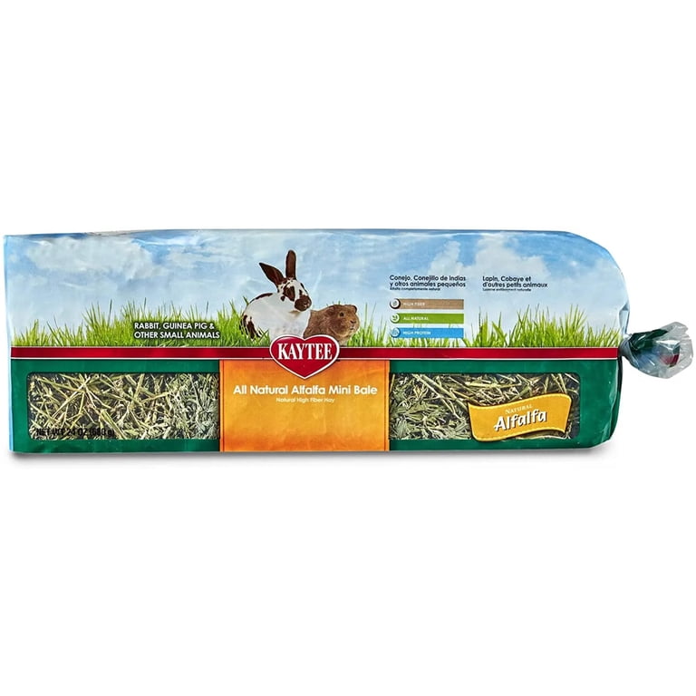 Kaytee All Natural Alfalfa Hay Mini Bale, 24 oz photo 1