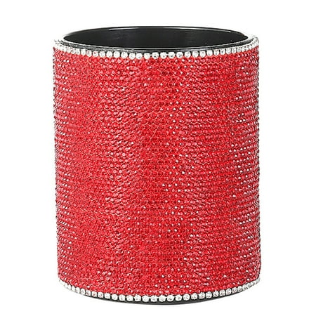 

Crystal Pencil Pen Pot Holder Box Bling Rhinestone Pen Organizer Holder