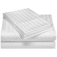 thumbnail image 2 of 1200 Thread Count 100% Cotton Stripe Sheet Set (King, Silver), 2 of 3