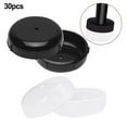 thumbnail image 6 of 30 Pack Wrought Iron Patio Furniture Feet lid round Plastic Outdoor, 6 of 7