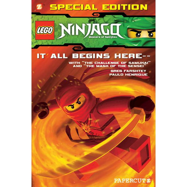 oplichter patroon kromme Ninjago: Lego Ninjago Special Edition #1 : With "The Challenge of Samukai"  and "Mask of the Sensei" (Paperback) - Walmart.com
