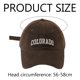 thumbnail image 5 of Gorra de béisbol informal todo en uno, suave, con textura de pelo molido, gorra de pato para las cuatro estaciones, primavera y otoño, 1 ud., 5 of 6