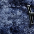 thumbnail image 5 of Soft Plush Faux Fur Area Rug 5x7 Feet, Luxury Modern Rugs Rectangular Fuzzy Carpet for Bedroom, Living room, Kids Room, Navy, 5 of 5