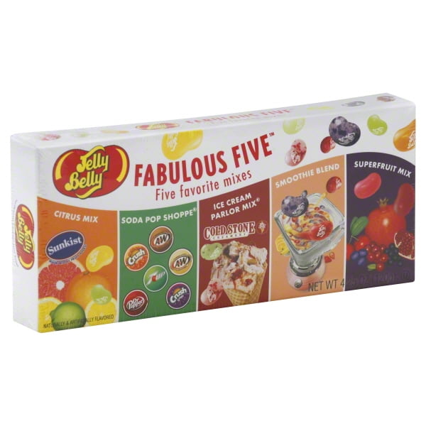 Jelly Belly Candy Jelly Belly Fabulous Five Jelly Beans, 4.25 oz