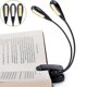 thumbnail image 1 of Rechargeable 14 Led Book Light, Clip On Bed Reading Light, Music Stand Lamp, 3 Brightness & 2 Goosenecks Light Up 2 Full Pages. Perfect For Bookworms, 1 of 5