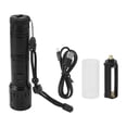 thumbnail image 2 of Super Bright Torch, USB Rechargable Waterproof 3000lm Zoomable Flashlight Battery Powered 5 Working Modes  for Dog Walking, 2 of 8