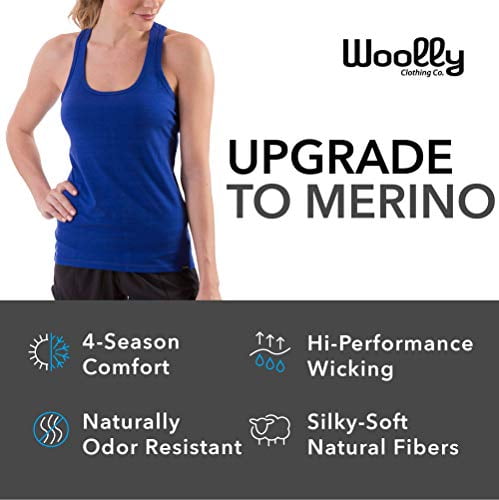 Woolly Clothing Women's Merino Wool Hipster Bikini - Ultralight - Wicking  Breathable Anti-Odor L BLK - Walmart.com