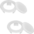 thumbnail image 1 of LNGOOR 2 Set Patio Table Umbrella Hole Ring and Cap Set  Standard Size Umbrella Thicker Hole Ring Plug and Cap Set (White), 1 of 6