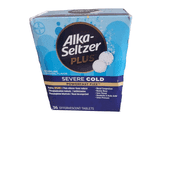 Alka-Seltzer Plus Cold Medicine, Original Effervescent Tablets - 36 Ea