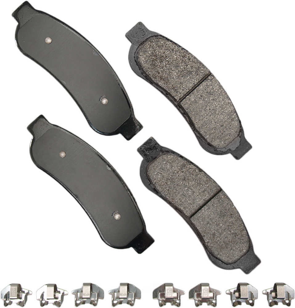 Akebono SDF1334 Severe Duty Ultra Premium Disc Brake Pad Kit