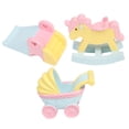 thumbnail image 1 of Miangastore 3Pcs Resin Desktop Adornments Creative Office Tabletop Ornaments Photo Props, 1 of 8