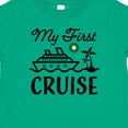 thumbnail image 4 of Inktastic My First Cruise with Cruise Ship and Palm Trees Boys or Girls Baby T-Shirt, 4 of 5