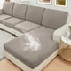 thumbnail image 1 of Funda de sofá NAISI de terciopelo impermeable en forma de L para muebles, 1 of 6