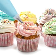 Dihmpor Piping Bags and Tips Set, Cakes Decorating Kit Supplies with 3 Reusable Pastry Bags, 18 Frosting Tips, 3 Couplers, 3 Bag Ties, 3 Cake Scraper, 1 Cake Decorating Tool for Cookie Icing