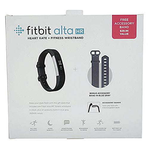 Fitbit Alta HR FB408SBKS Small Fitness Wristband Black 