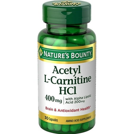 2 Pack - Nature's Bounty Acetyl L-Carnitine With Alpha Lipoic Acid Capsules 30 (Best Acetyl L Carnitine And Alpha Lipoic Acid)