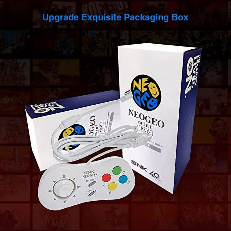 NEOGEO Mini Pad,SNK Classic Wired Game Controller for NEO GEO Mini and  NEO-GEO Arcade Stick Pro
