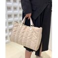 thumbnail image 3 of Kukuzhu Quilted Shoulder Tote Shoulder Bag Women Padding Cotton Down Hobo Bag Large Fashion Shopping Bags, 3 of 6