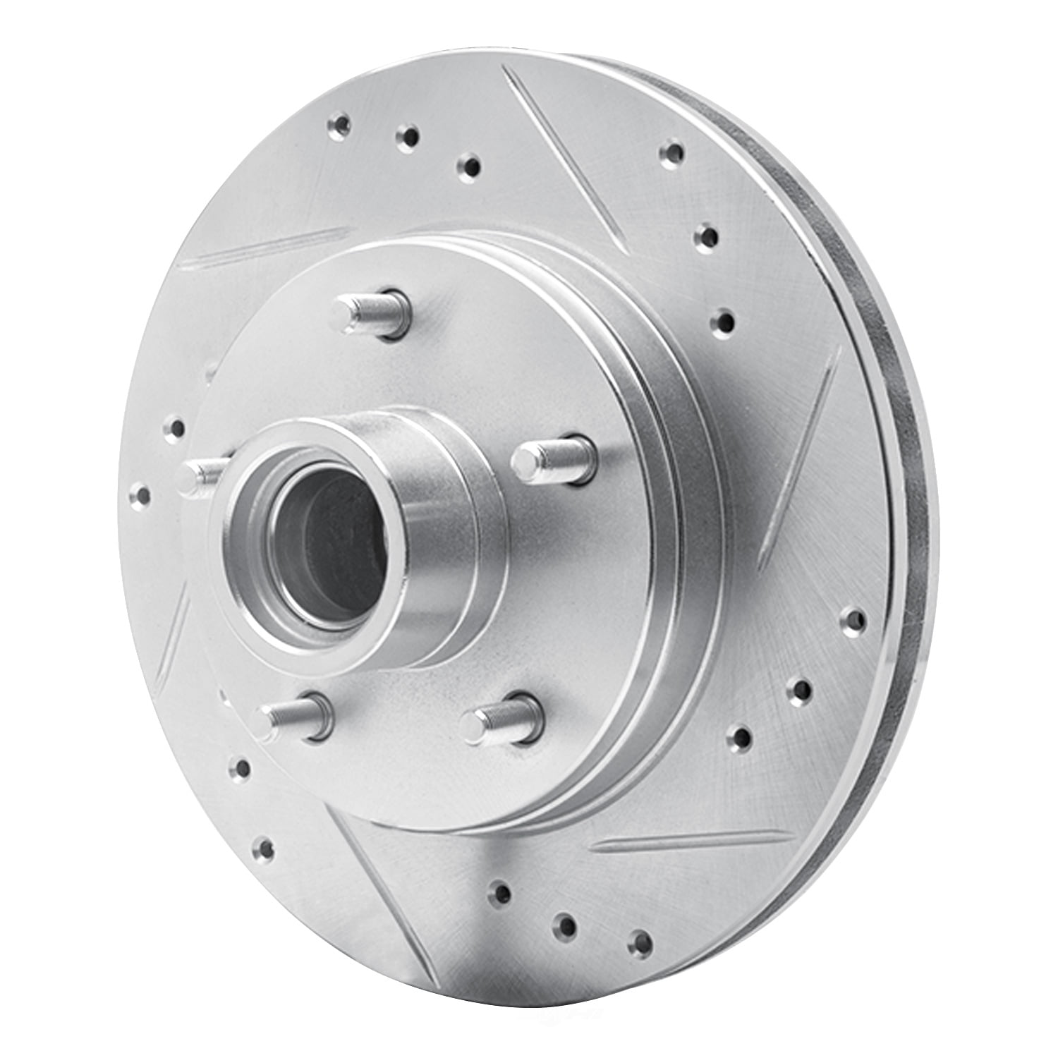 Dynamic Friction Company 631-47007L DFC Brake Rotor - Drilled And Slotted - Silver