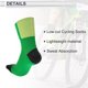 thumbnail image 4 of Calcetines de ciclismo Unique Bargains que absorben el sudor, calcetines para bicicleta al aire libre, verdes, amarillos y negros, tamaño XL, neutros y universales, 1 par, combinación de colores, 4 of 7