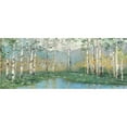 thumbnail image 3 of Swatland, Sally 24x12 Black Modern Framed Museum Art Print Titled - Birch River Reflections, 3 of 5