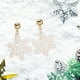thumbnail image 4 of Pendientes navideños de moda, regalos de Navidad, joyas, animales, muñeco de nieve, oso polar. Copo de nieve, 4 of 9